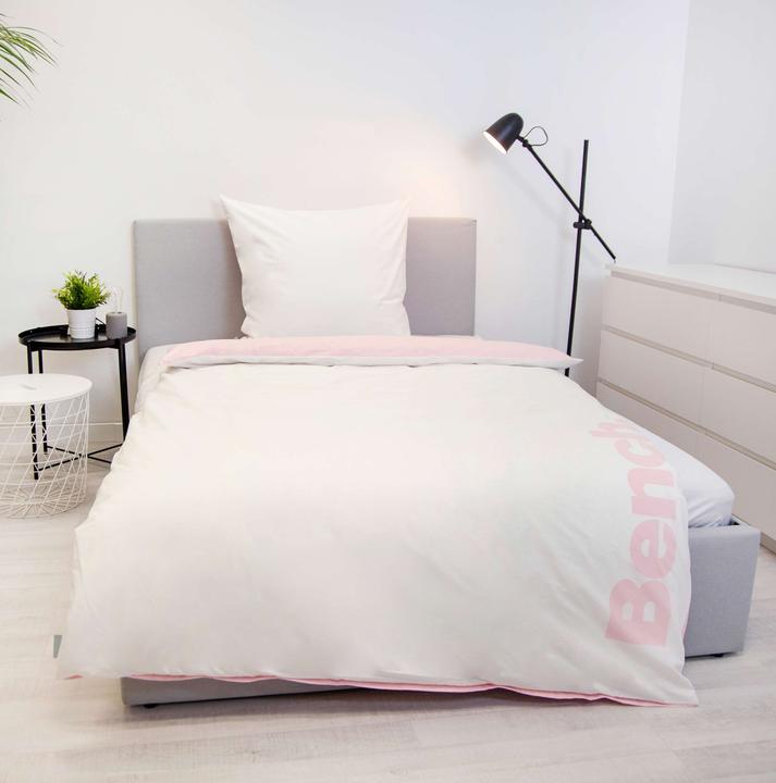 Produktbild Herding Klaus GmbH Bettwäschegarnitur Bench Hellrosa/Weiss (Duvetbezug, 160 x 210 cm)