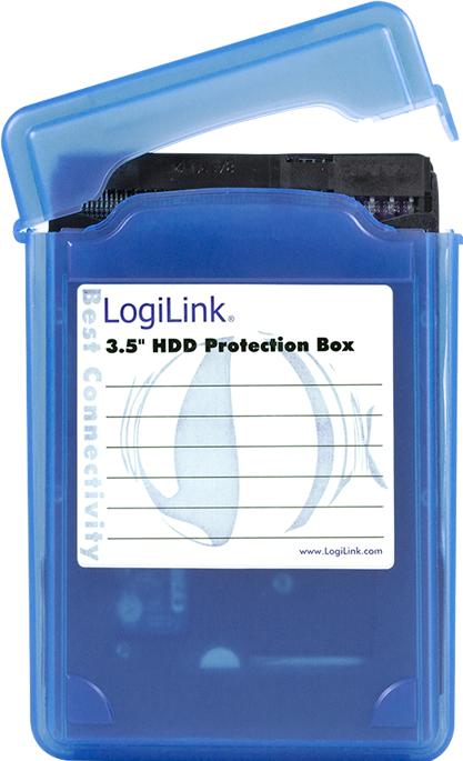 Immagine prodotto LogiLink Scatola HDD per dischi rigidi da 3,5", blu