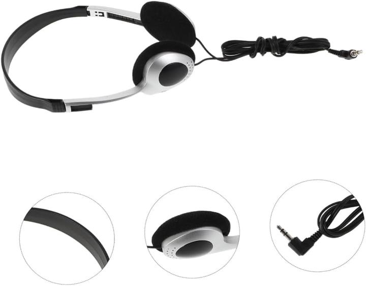 Produktbild Gammaeon Retro Kopfhörer mit Kabel und Typ-C Adapter