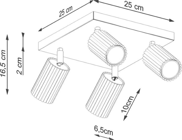 Produktbild Licht-Erlebnisse Spot Strahler Berta (GU10)
