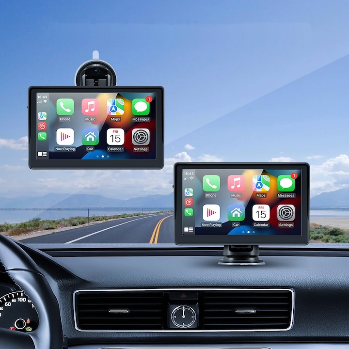 Novidarte Wireless Carplay für Auto 7.1 Zoll (Android Auto, Apple Carplay)