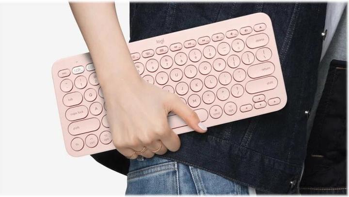 Immagine prodotto Logitech K380 per Mac Tastiera Bluetooth multi-dispositivo - ROSE - CENTRALE (CH) (CH, Senza fili)