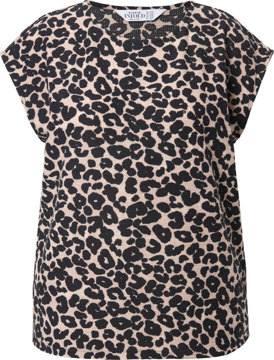 Produktbild Studio Untold Top, oversized, Waffelstruktur, Leo (42, 44)