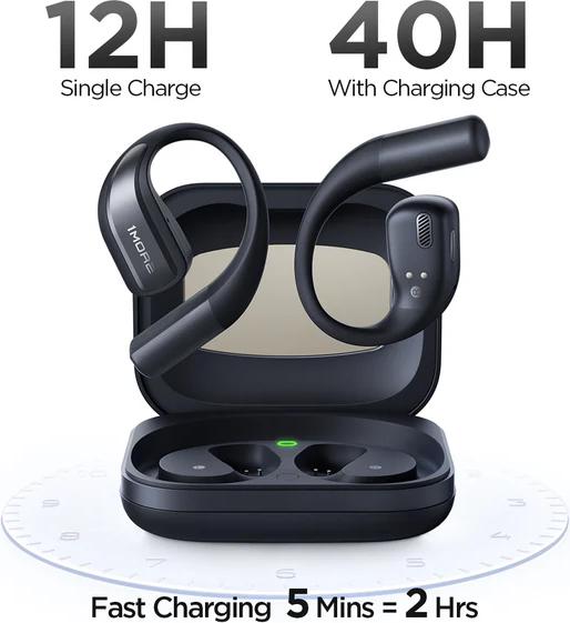 Actual product image 1More Open Earbuds S70 (White) (ANC, Wireless)