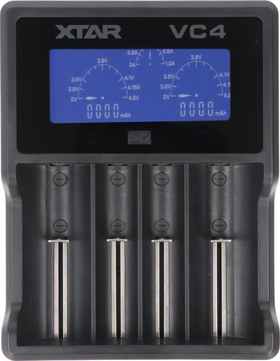 Actual product image AccuCell Panasonic 18650 Li-ion battery and 4X Li-ion fast charger (1 pcs., 18650, 3400 mAh, Battery + charger)
