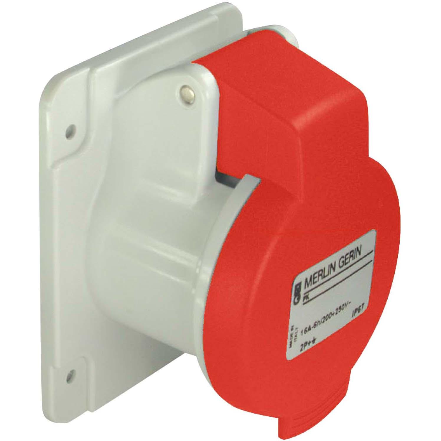 Thumbnail - Schneider Electric SE PKF16G434 Anbausteckdose Ip44 16A 400V 4P, Elektronikzubehör + Gehäuse, Rot
