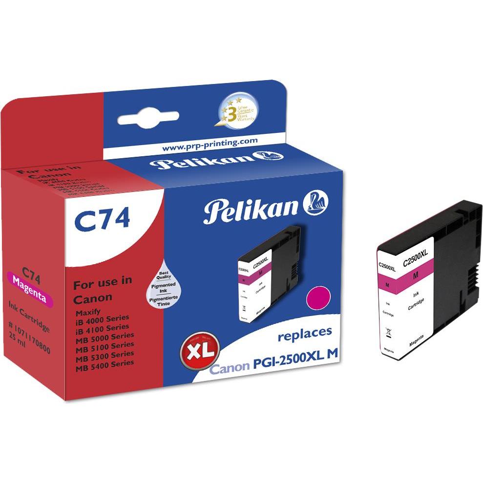 Pelikan, Druckerpatrone, C74 PGI-2500XL ma kompatibel (M)