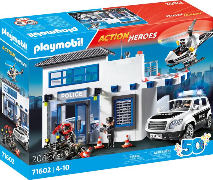 Playmobil 71602 Poste de police (71602, Playmobil Action Heroes)