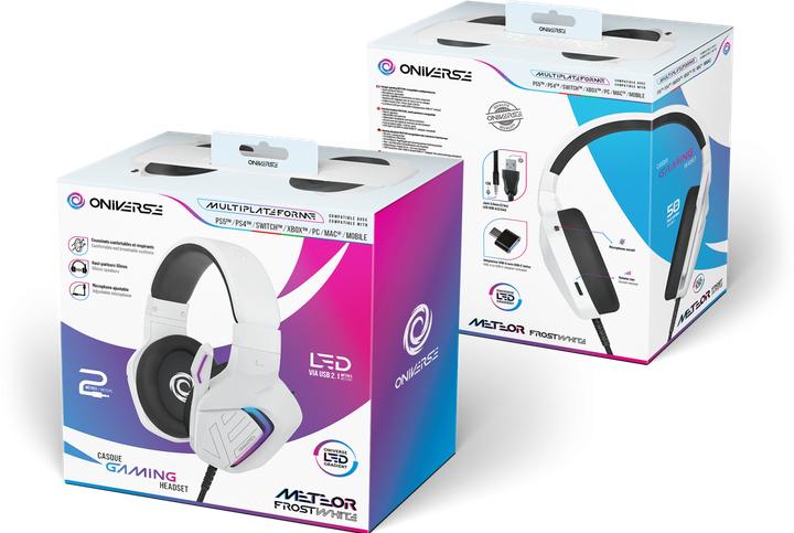 Image du produit Oniverse Gaming Headset Meteor - Frost White (Filaire)