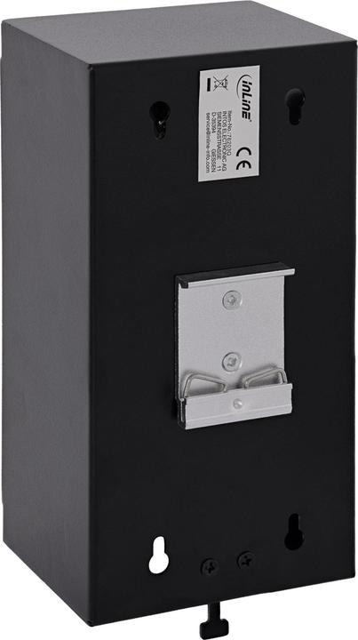 InLine Keystone-Verteilerkasten 12-Port Cat.6A Wand-/Hutschinenmontage (Keystone module)