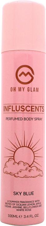 Oh My Glam Influscents Sky Blue Body Spray 100ml (100 ml, Körper- & Haarduftspray)