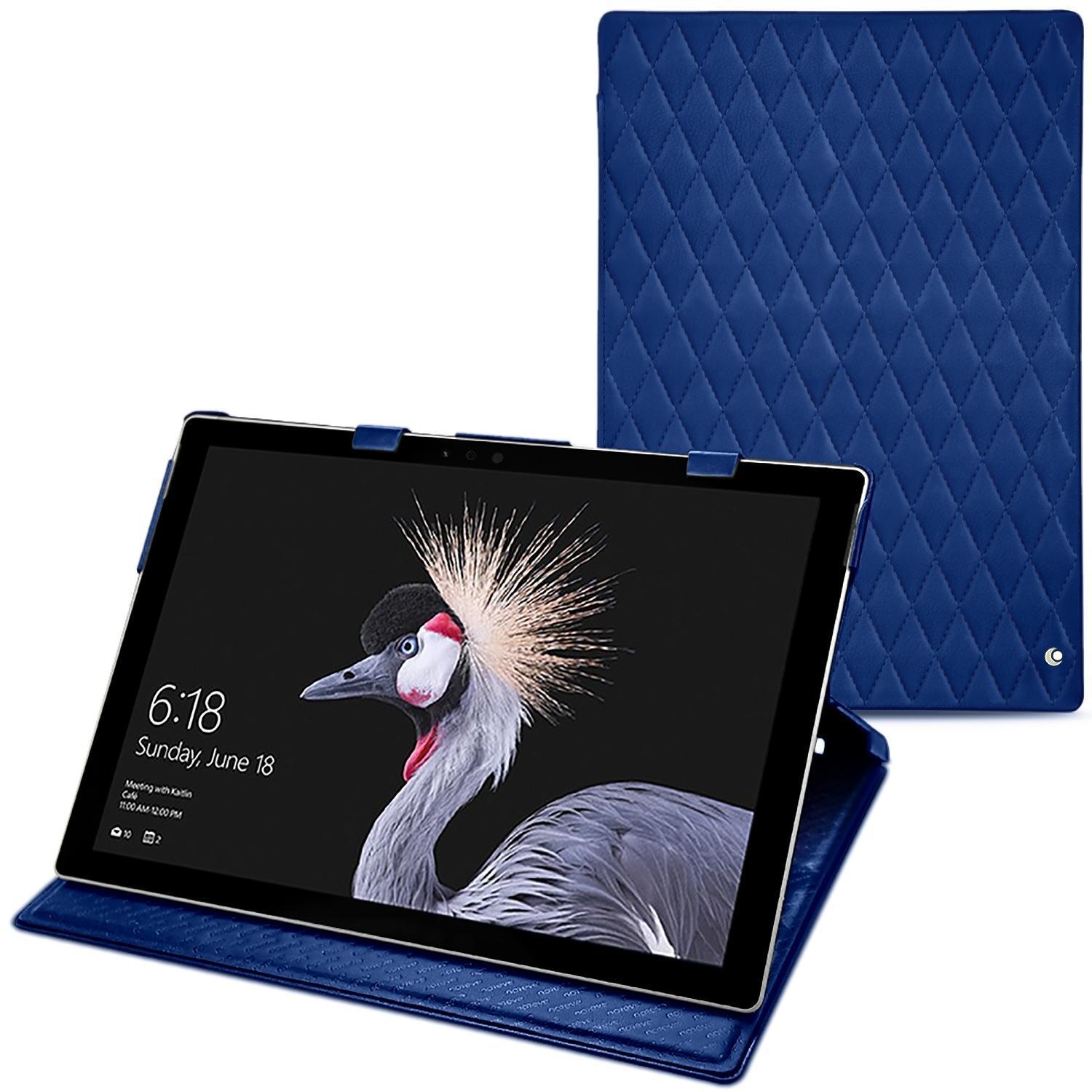 Noreve Lederschutzhülle (12.30", Microsoft), Notebooktasche, Blau