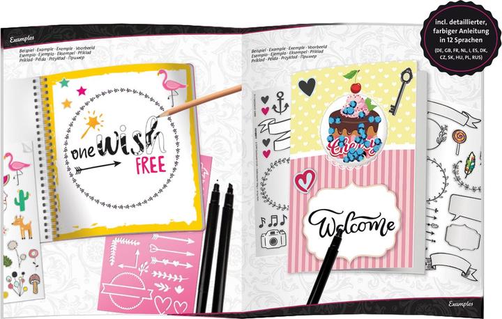 Actual product image Lena Handlettering