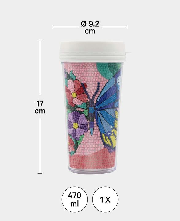 Immagine prodotto I Am Creative Tazza con farfalla