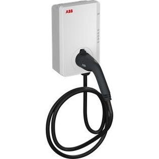 ABB, Stazione di ricarica auto elettriche, Terra AC W22-G5-R-C-V2-0 wallbox Typ 2 22kW Schwarz Grau (Tipo 2, 22 kW, 32 A)