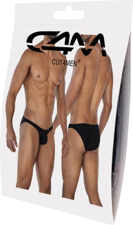 Cut4men Herren-Slip in schwarz (M)