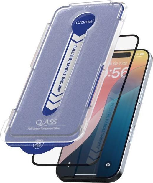 Produktbild Araree CLASS Panzer Glas Displayschutz Easy Install Kit (1 Stk., Apple iPhone 17)