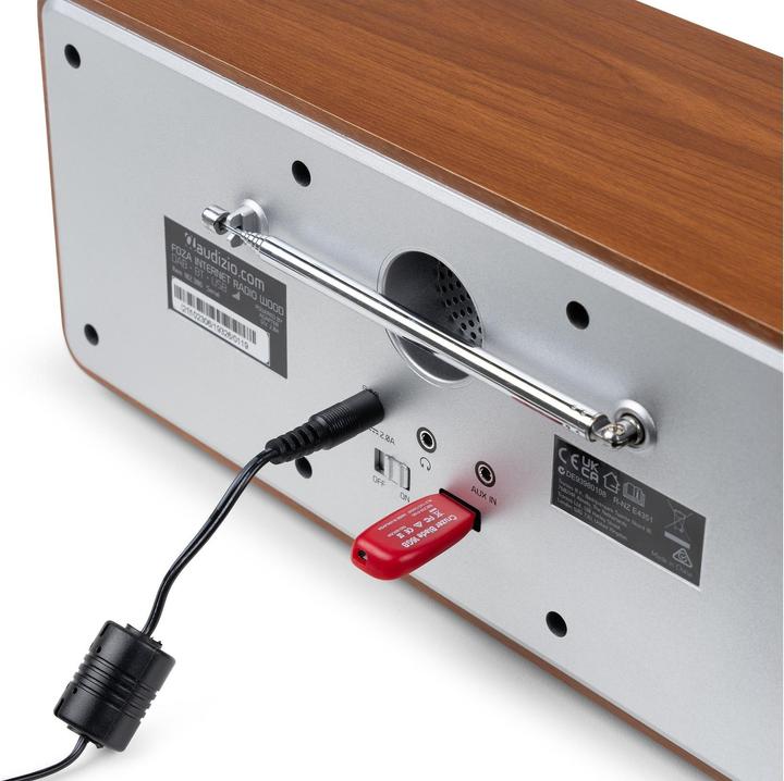 Image du produit Audizio Radio Internet (Webradio, DAB+ DAB, FM, Bluetooth, WiFi)