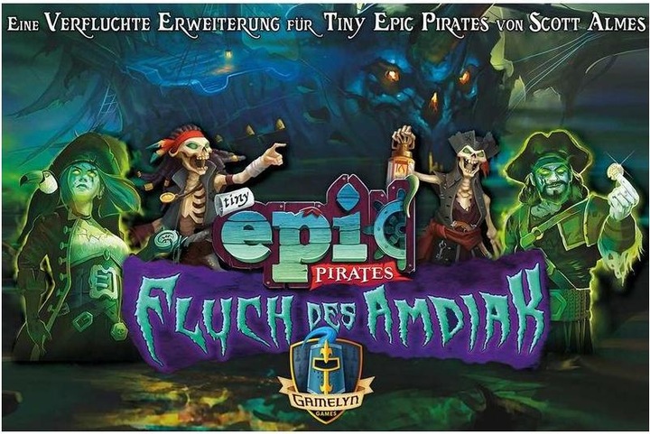 Produktbild Asmodée GAMD0005 - Tiny Epic Pirates - Fluch des Amdiak, für 1-4 Spieler, ab 12 Jahren (DE-Erw.) (Deutsch)