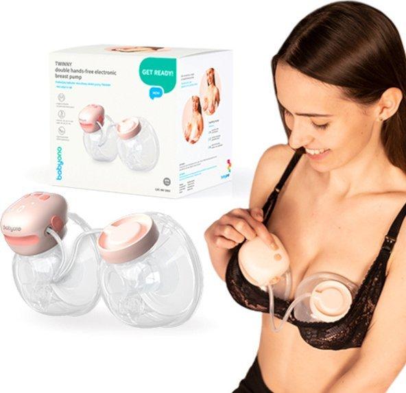 Immagine prodotto Babyono Tiralatte elettrico doppio Baby Ono con mani libere, TWINNY, 1002