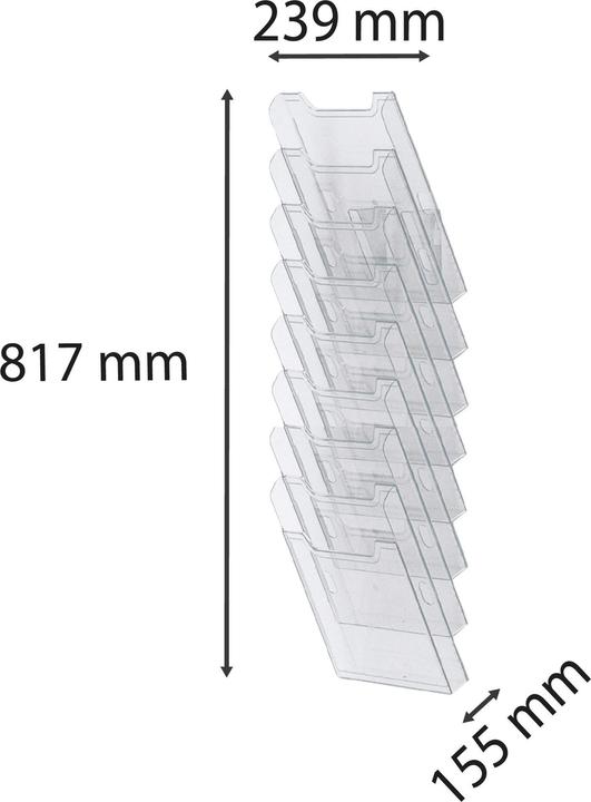 Produktbild Exacompta Wandprospekthalter (A4)