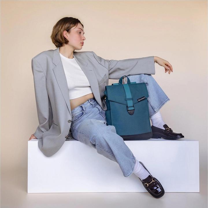 Actual product image Bold Banana Laptop Backpack / Back Bag / School Bag - 15.6 Inch - Envelope - Petrol