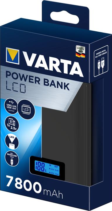 Actual product image Varta Portable Powerbank (7800 mAh, 29 Wh)