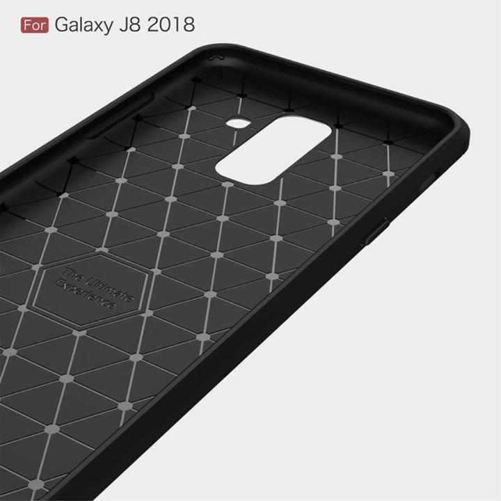 Produktbild König Design Handyhülle für Samsung Galaxy J8 (2018) Schutzcase Backcover Bumper Etui Schwarz (Samsung Galaxy J8 (2018))
