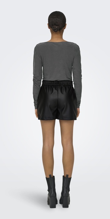 Produktbild JdY JDYALAIA Mittlere Taille Normal geschnitten Kunstledershorts Kunstledershorts (L)