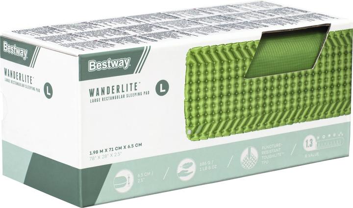 Produktbild Bestway aufblasbare Single-XL-Isomatte WanderLite™ 198 x 71 x 6,5 cm