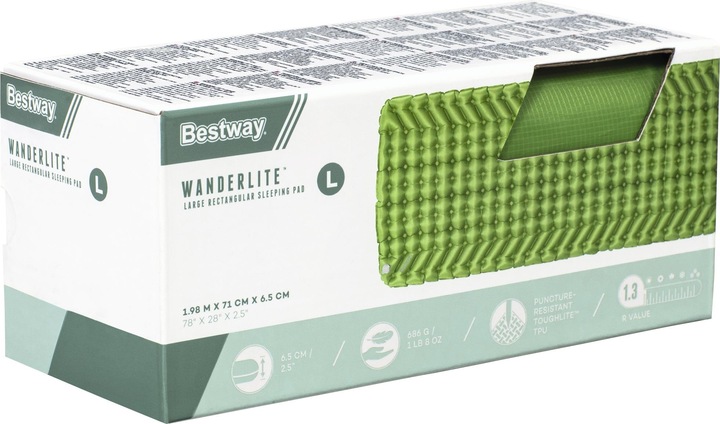 Image du produit Bestway matelas gonflable simple XL WanderLite™ 198 x 71 x 6,5 cm