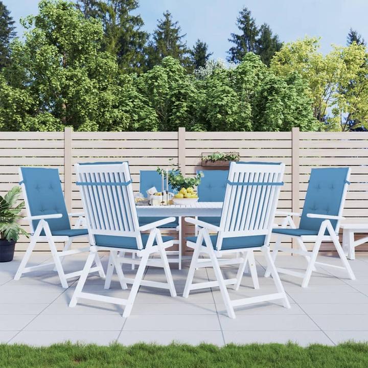 Immagine prodotto VidaXL Cuscini dello schienale alto 4 pezzi in tessuto (120 x 50 x 4 cm)