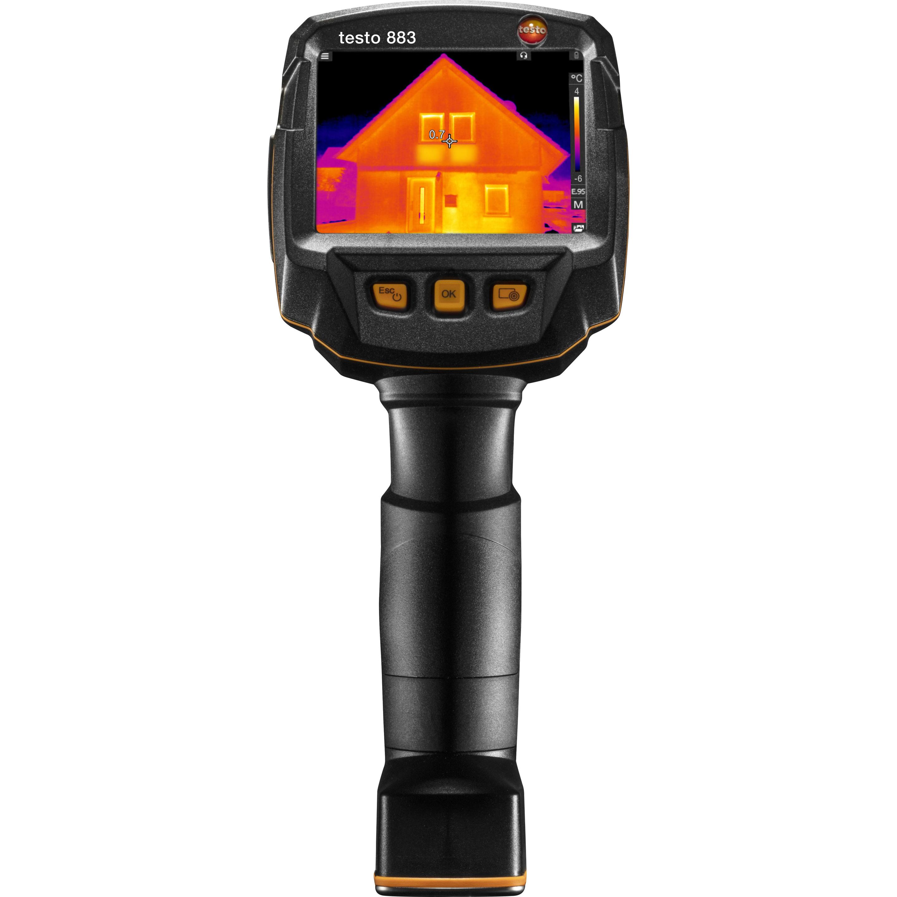 Thumbnail - Testo, Wärmebildkamera, 883-2 Set Wärmebildkamera -30 bis 650°C 27Hz WiFi, Touchscreen