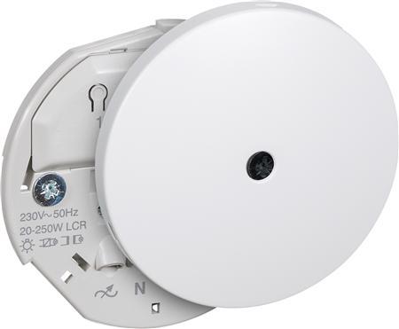 Actual product image LK Lysdaemper lampeudtag 250W universal, round Ø80mm, ' IHC® Wireless 230V AC, hvid.