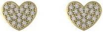 Image du produit Passion Boucles D'Oreilles Or 9 Kt - Coeur - Zirconia