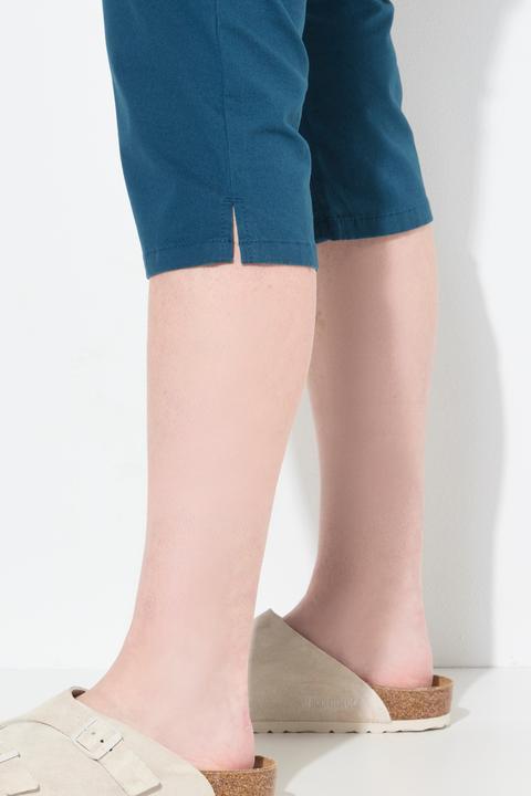 Produktbild Ulla Popken Caprihose, Saumschlitze, Gürtelschlaufen (56)