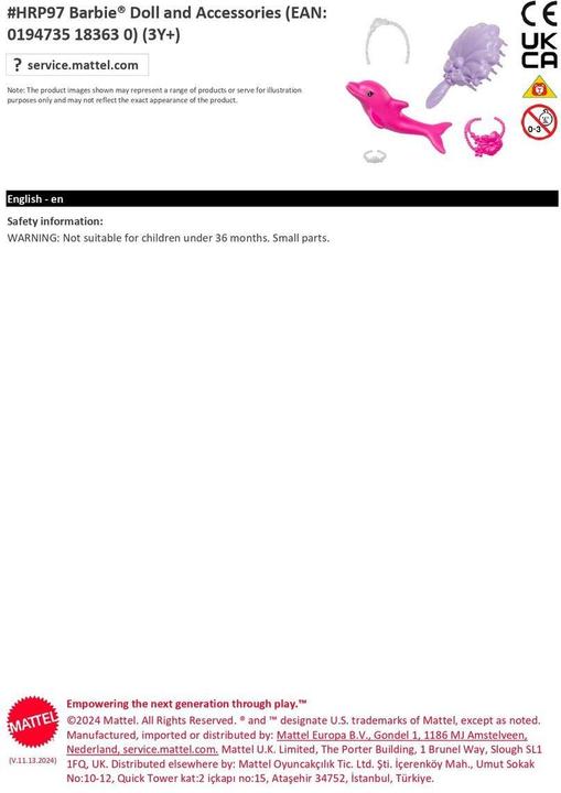 Produktbild Barbie Farbwechsel Meerjungfrau