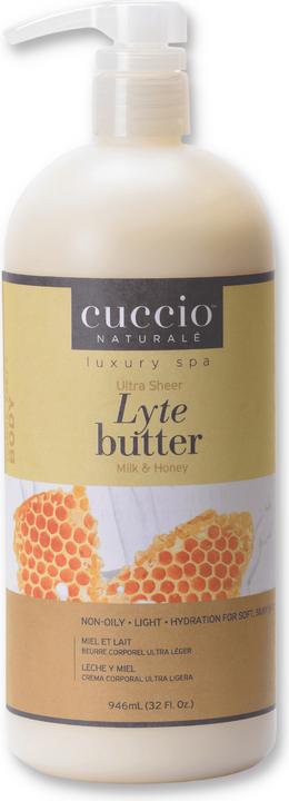 Produktbild Cuccio Lyte Butter Lotion - Milk & Honey (Körperlotion, 946 ml)
