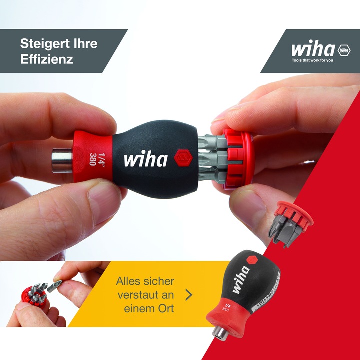 Actual product image Wiha Stubby (Cross recess)
