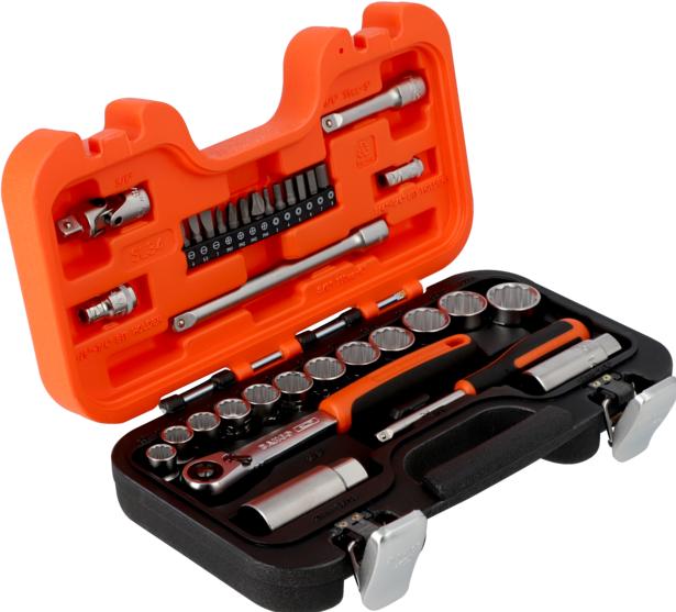 Produktbild Bahco 3/8" Steckschlüssel-Satz, 34-teilig