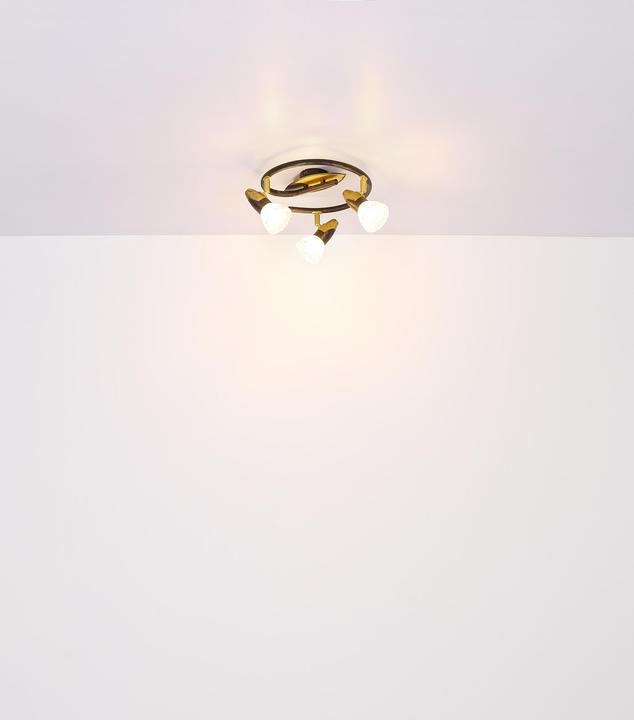 Image du produit Globo Projecteur NOVARA, patiné or, 5449-3 (E14)