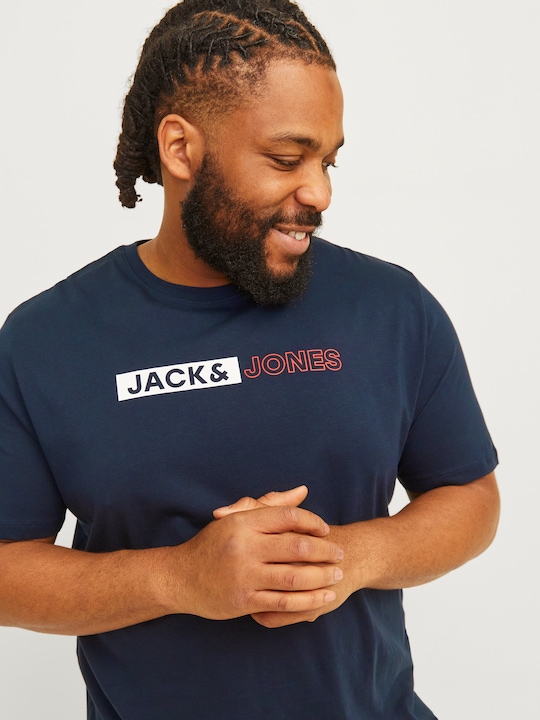 Produktbild Jack & Jones Jjecorp Logo Tee Play Ss O-N Noos Pls (4XL)