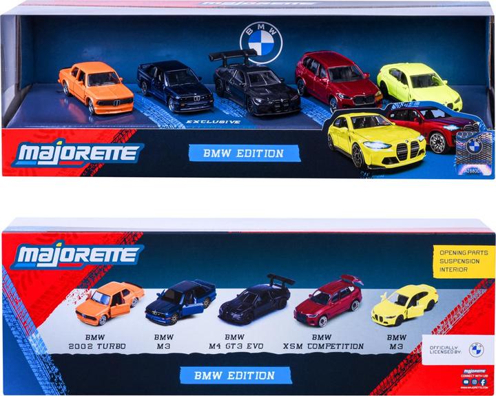 Produktbild Majorette BMW 5 Pieces Giftpack