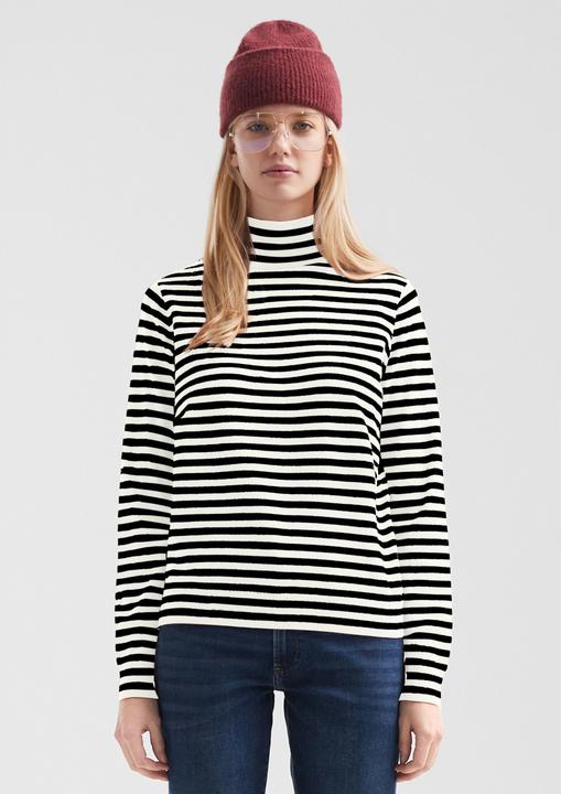 Produktbild s.Oliver Strickpullover Pullover mit Stehkragen aus Viskosemix (XS)