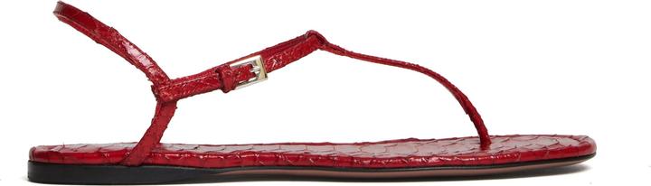 Produktbild Paris Texas Montecarlo Flat Sandal Mono Printed Python (38)