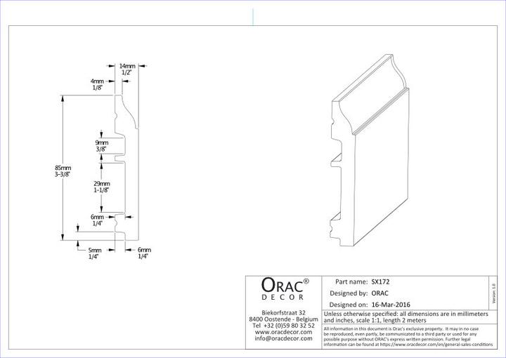 Actual product image Orac Decor SX 172 Flex