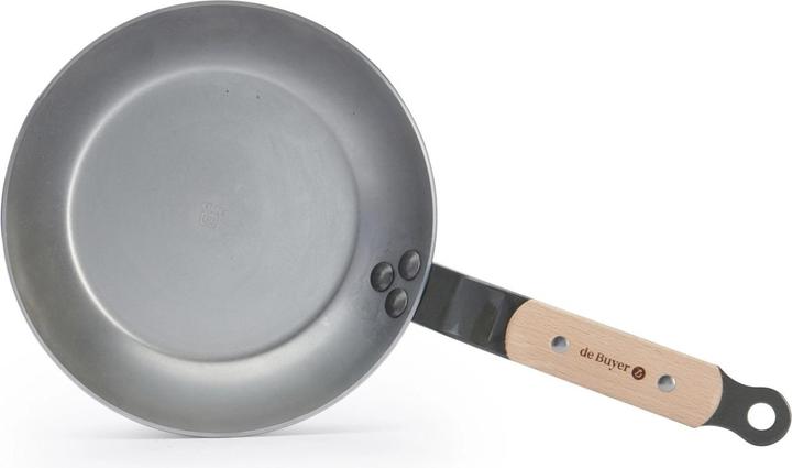 Produktbild de Buyer Runde Bratpfanne B Bois ø20cm (20 cm, Bratpfanne, Edelstahl)