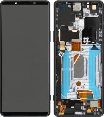 Sony LCD + Touch + Frame for Xperia 1 III - black (Display, Sony Xperia 1 III)
