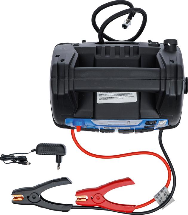 Actual product image BGS Multi-Function Jump Starter & Mobile Power Supply 5-in-1 18 Ah (1250 A, 18000 mAh)
