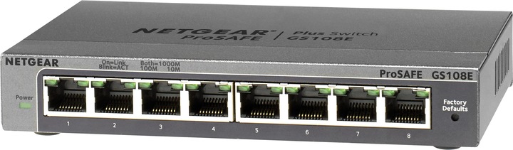 Productafbeelding Netgear Gs108e-300pes (8 Havens)